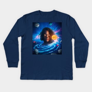 Center of the Universe Kids Long Sleeve T-Shirt